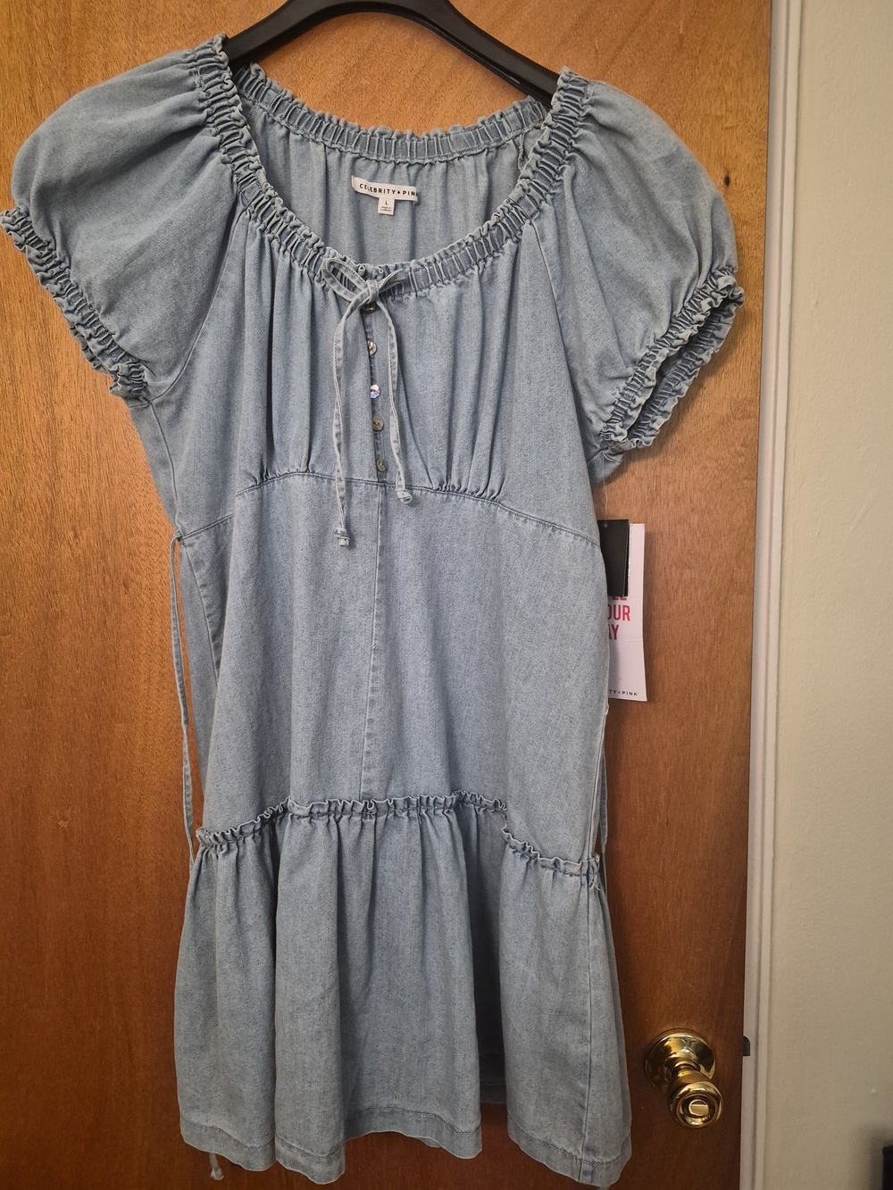 Light Blue Denim Dress -